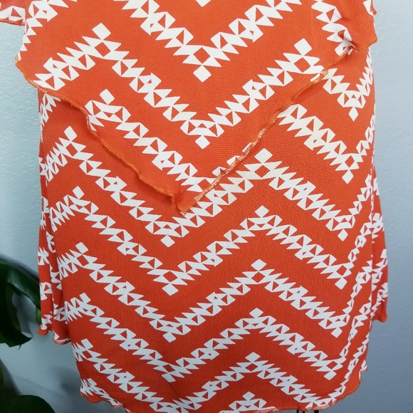Blu moon Geo chevron  pattern dress low back - Picture 9 of 10